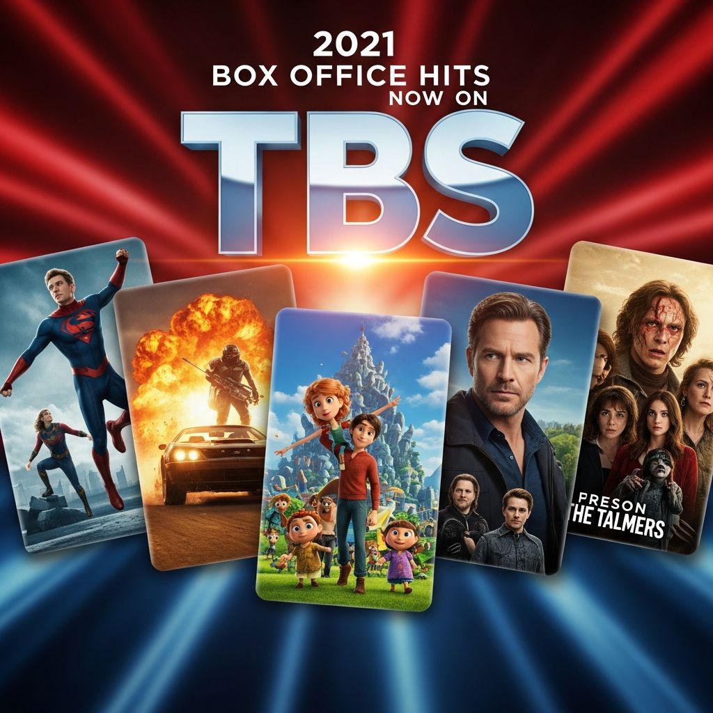 Discover the top 2021 theatrical blockbusters streaming on TBS, from superhero epics to action thrillers that dominated screens worldwide.