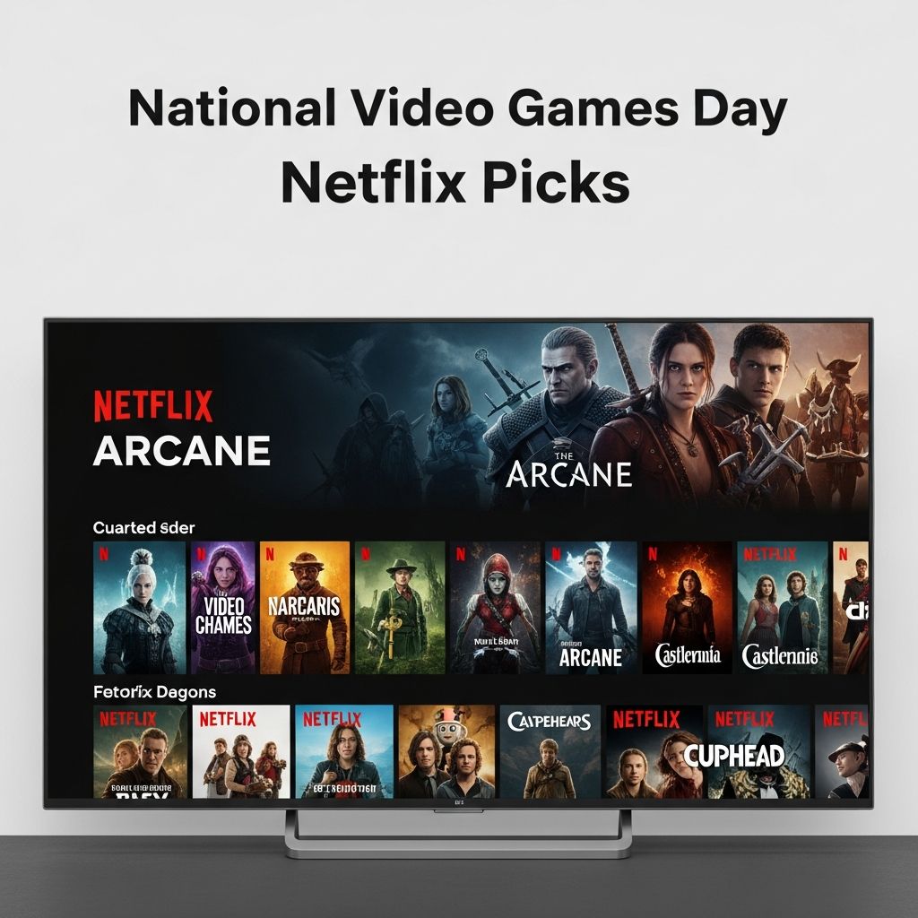 Discover the ultimate Netflix lineup for National Video Games Day, blending gaming docs, esports epics, and pixelated adventures perfect for September 12 celebrations.