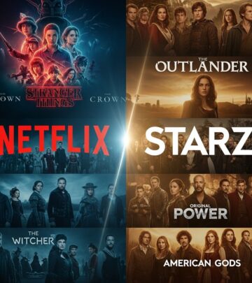 Discover premium Netflix Original content accessible through Starz subscription