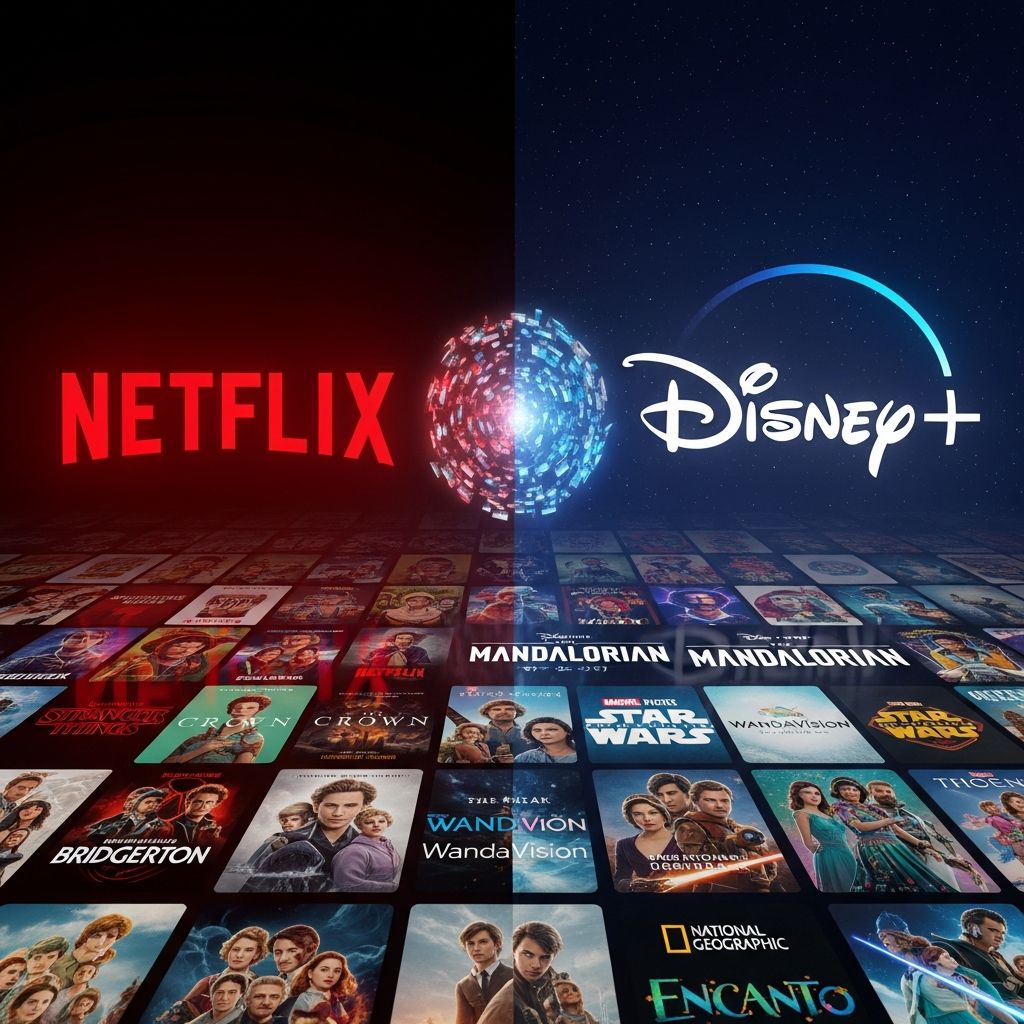 Discover which Netflix original shows and films are now available on Disney Plus.