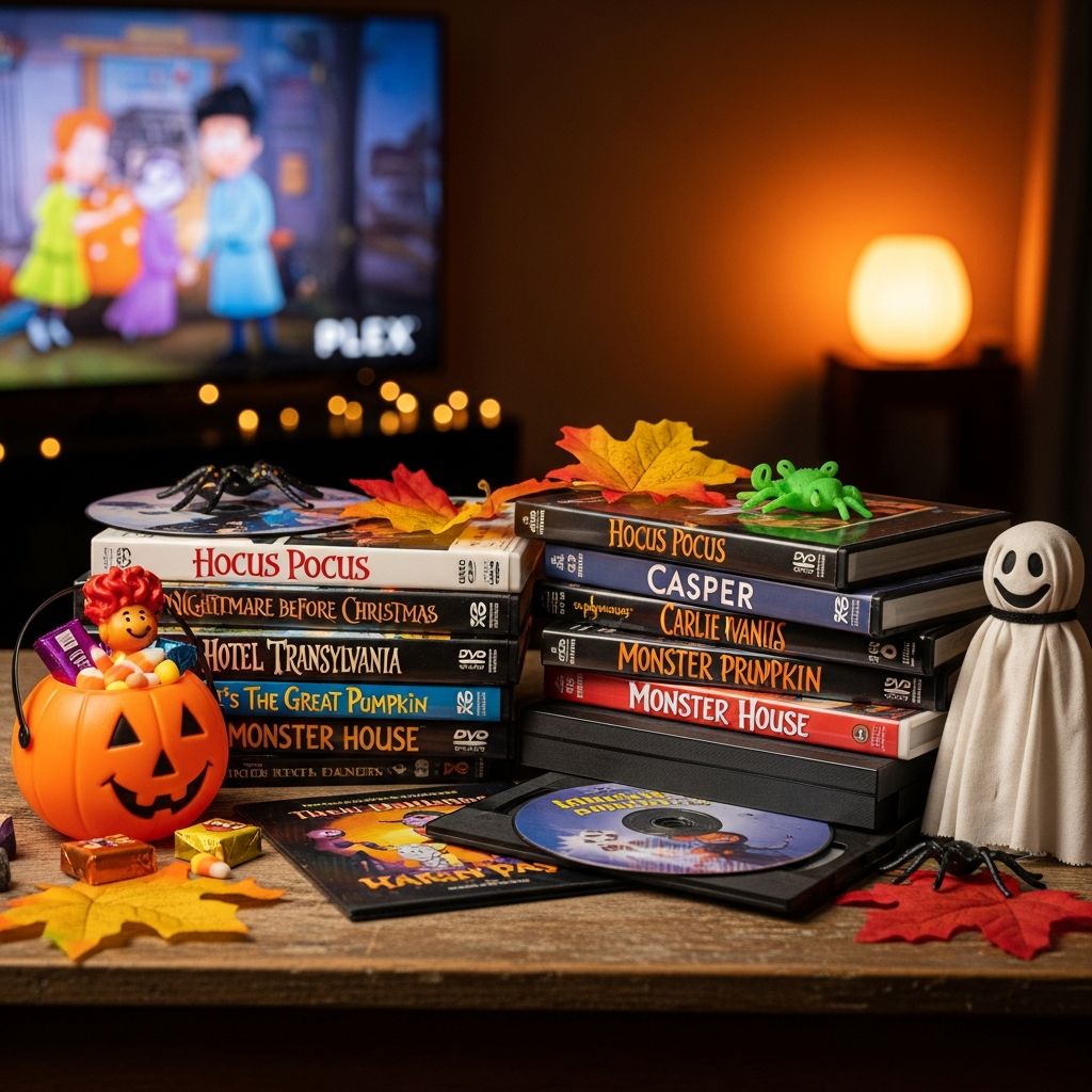 Discover the best family-friendly Halloween films streaming free on Plex for spooky fun without the frights.