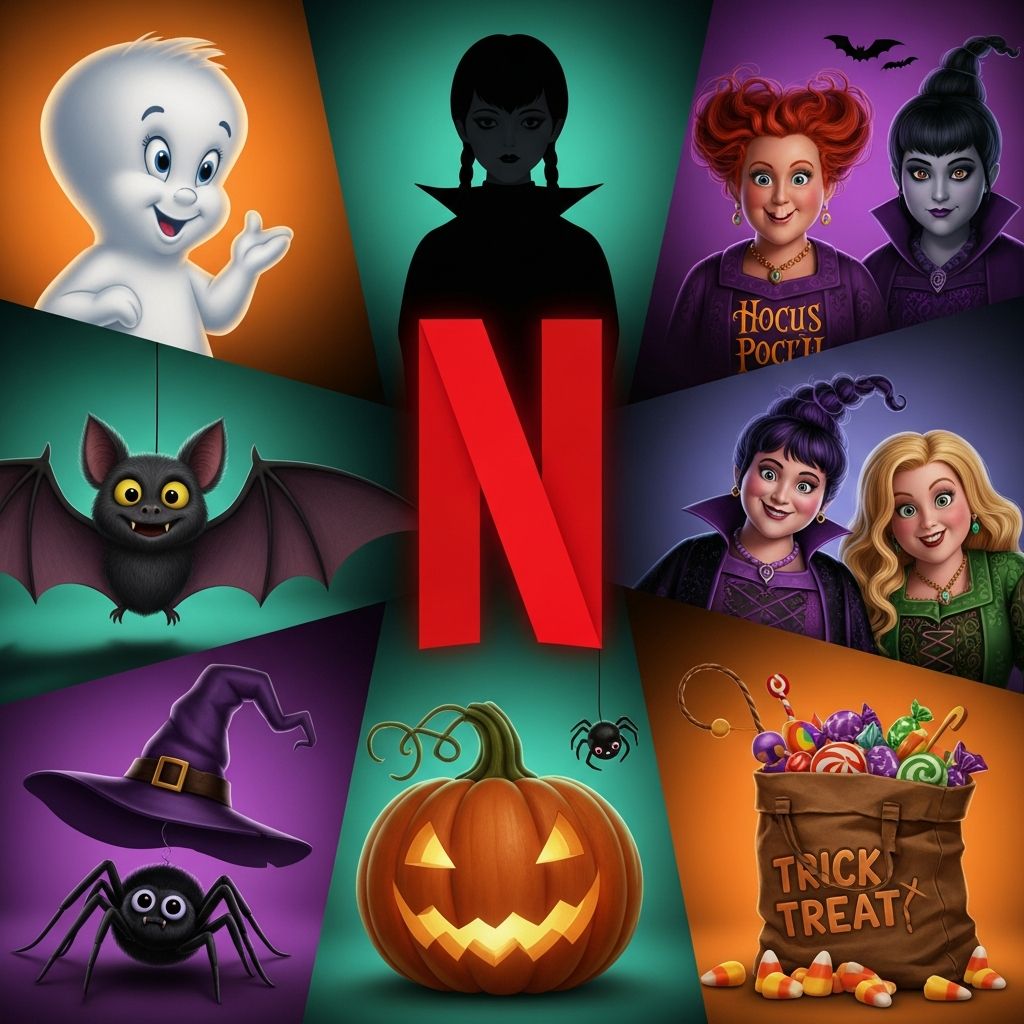 Discover the ultimate lineup of family-friendly spooky films streaming on Netflix for a thrilling Halloween adventure.