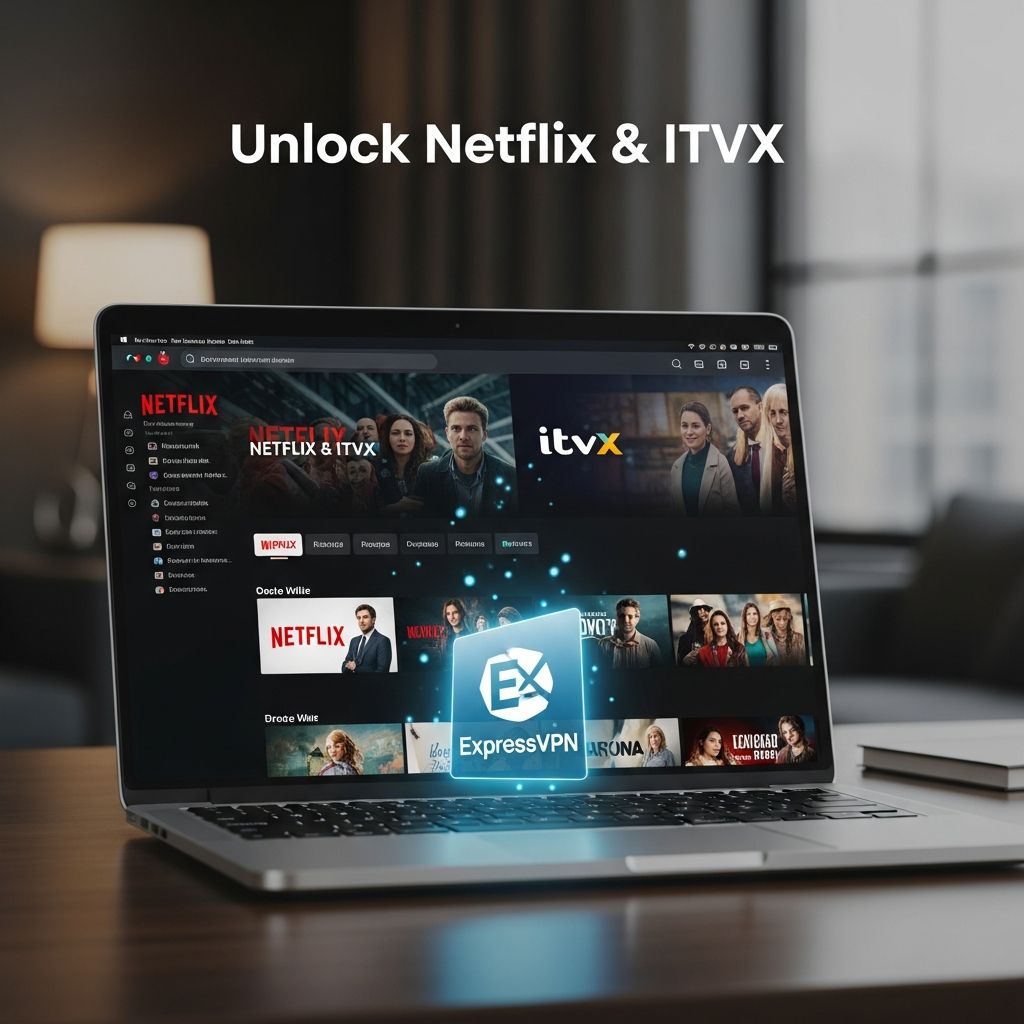 Master geo-blocks: Stream Netflix libraries and ITVX shows anywhere using ExpressVPN's powerful UK servers and speed.